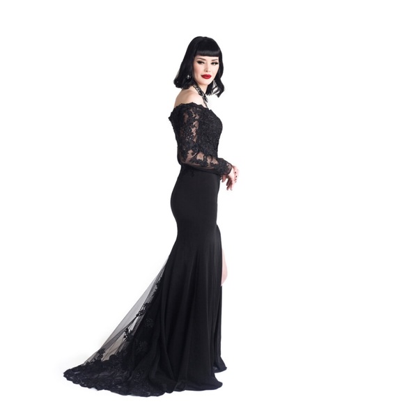 bete noire Dresses & Skirts - Bete Noire Black Wedding Gown